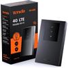 Tenda Router WiFi 6 portatile MF3 LTE, velocità fino a 286 Mbps, hotspot WLAN, colore nero, batteria da 2100 mAh