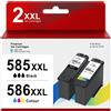 Merkloos Cartucce d'inchiostro 585XL e 586XL - confezione da 2 pezzi