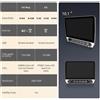 Selius Autoradio universale da 10 pollici, doppio DIN - 6 GB di RAM, 128 GB di memoria - Sistema Android