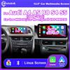 Selius Autoradio da 10,25 pollici, doppio DIN, con Android Auto wireless, potenza di 45W, sistema Linux, compatibile con Audi A4, A5, B8, S4, S5