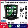 Selius Autoradio Android 14 con schermo da 9,7 pollici - Doppio DIN - Potenza 4x45W