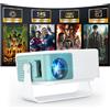 Selius Proiettore portatile mini - Risoluzione nativa 720P - Zoom del 50% - Tecnologia LCD LED