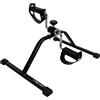 Selius Mini cyclette nera - Attrezzo compatto per l'allenamento delle braccia e delle gambe - 2 kg