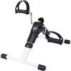 Selius Mini cyclette bianca - Manopola di regolazione manuale - Capacità massima di carico: 35 kg