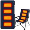 XPJBKC Cuscino Riscaldante per Sedia, 45 x 90 cm Cuscino Termoforo Elettrico | Cuscino Riscaldante Elettrico USB Senza Fili, con 3 Livelli Di Calore, Cuscino Termico Elettrico, per Stadi e Uso Domestico
