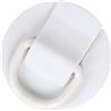 XINYIN Toppe Fissaggio con a D in PVC per Linee, White B