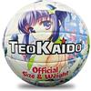 Teorema Giocattoli Teokaido - Pallone da Pallavolo Taglia 5, Peso Ufficiale 260-280g, Resistente all'Acqua, Design Esclusivo, Ideale per Interni ed Esterni, Anime1