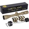 Goetland 3-9x40 Ottica per Carabina Aria Compressa Cannocchiale da Puntamento Pistola Crosshir R4 Reticolo SFP con Anelli di Montaggio
