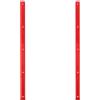 Alipis 2 Pezzi Binario Robusto per Skateboard Sostituibile Viti, Rosso | Installazione Fai da Te Semplice, Design per Tavola Longboard e Skateboard, Uso Freestyle
