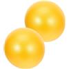 AKOOSY 2 Pezzi Palla da Pilates in PVC Arancia per Allenamento Casa e Yoga | Superficie Morbida, Presa Confortevole, per Principianti e Gestanti, Uso Domestico e Training Posturale