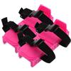BESTOMZ Pattini da Ghiaccio per Principianti, Rosa, Regolabili | Cinghie Regolabili, Struttura di Supporto, per Scarponi Invernali e Scarpe dei Piccoli, Attività All'aperto