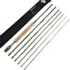Aventik Z Economic 6 Pezzi Viaggio Mosca Canne da Pesca 8'9 LW4/5, 9'1'' LW5/6, 10'3 LW2/3, Tre Colori di Moda, Azione Rapida, Leggera, Super Compatta (Verde, 8'9'' LW4/5)