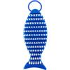 PACKOVE Blu Spazzola per Pulizia Pieghevole Bilanciere, a Forma di Pesce | Setole Morbide in Nano, Design Curvo e Pieghevole, Anello per Appendere, per Macchine Palestra e Manubri