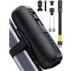 GPUTEK Pompa elettrica per bicicletta, 150 psi, portatile, per tutte le | Pompa per pneumatici con manometro digitale per bici elettrica, bici da strada e mountain bike, con accessori per valvole