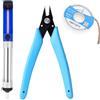 CLKE Pompa dissaldante per saldatura, set di accessori con stoppino dissaldante, pinza micro tagliafili, accessori per saldatura, stagno senza piombo con nucleo di colofonia, strumento per saldatura a