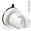 IFTHGIO Supporto Soffione Doccia Ventosa Regolabile,IFTHGIO Porta Doccino Ventosa | Supporto Doccino Senza Foratura,Porta Soffione Da Muro Universale,Soffione Regolabile A 120 Gradi,Per Fissare E Regolare