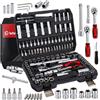 LEHMANN Cassetta Attrezzi Completa 108 pezzi Set di Attrezzi Casa e Garage | Set Attrezzi da Lavoro Completo, Valigetta Portatile Pieghevole con Maniglia per il Trasporto, Kit Universale per Fai-da-te