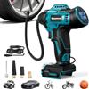 bycpower Compressore a batteria 160 PSI per batterie Bosch GBA/ProCORE da 18 V | 30 l/min, arresto automatico, display digitale, luce LED e cavo per auto da 12 V, per auto, bicicletta, moto e palla