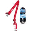 RØDE Rode PSA1+ Plus - Braccio per microfono da tavolo, braccio snodato, rosso, con cavo XLR Keepdrum