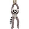 Uni-Toys - Lemur di gatto con chiusura in sulle mani, 17 cm (altezza), scimmia di peluche, peluche