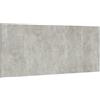 vidaXL Testiera Letto Grigio Cemento 200x1,5x80cm in Legno Multistrato