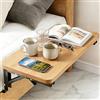 Peelanmall Comodino pieghevole da appendere, comodino da appendere, ripiano per letto e ripiano laterale in legno, vassoio sospeso per letto a castello, letto a molle, portata 2,5 kg, 30 x 20 cm (larghezza)