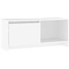 vidaXL Mobile Porta TV Bianco 90x35x40 cm in Legno Multistrato