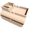 Generic Borsa portaoggetti da appendere al divano,Vassoio per corrimano divano antiscivolo,Divano Mini tavolo