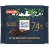 RITTER SPORT - Cioccolato Extra Fondente Aromatico 74%, 75g | Gusto rotondo, pieno, profondo