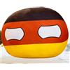 Generico Cuscino In Peluche Countryball - Peluche In Cotone PP | Cuscino Da 40 Cm | Morbido Peluche, Imbottitura In Cotone PP, Cuscino Giocattolo Da 40 Cm Per Fan, Decorazioni, Pisolini.