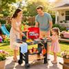 Normodic 62 Pezzi Giocattolo BBQ per Bambini, Cucina con Ricchi Accessori Grill | Set Giocattolo Cucina con Luce, Suono, Acqua e Vapore, Rubinetto, Lavello, Grill, Scaffale Portaoggetti per Accessori, 3+