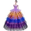 Codulu vestito per bambola da 11,5 pollici-abito lungo-E | 1 pz,abito da sera abito da principessa,bambola americana 30cm,bambola BJD 1/6,regalo per bambini