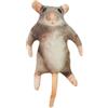 Generic Ratto peluche realistico, mini mouse farcito portachiavi giocattolo (10 cm) | Giocattolo flessibile mobile 3D a forma di topo con stampa realistica su entrambi i lati, morbido giocattolo per topo