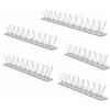 PLANTAWA Dissuasori Piccioni 25 cm Pack 12 - Spuntoni Anti Piccioni per Balcone, Davanzali e Ringhiere, Protezione Anti Uccelli per Esterno