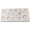 Lankater Pulsante 1pc Muffa Forme Silicone di Disegno Mat per La Torta Che Decora, Artigianato, Cupcakes, Sugarcraft, Caramelle, Carte E Clay