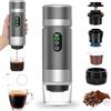 Yorrimmu Macchina da caffè portatile con batteria alimentata a batteria da viaggio