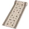 Mazovia Tappeto Passatoia Corridoio 70x300cm Crema Classico Tradizionale | Tappeto Passatoia per Cucina Lavanderia Camera da Letto Beige Facile da Pulire Resistente Ai Detergenti Venduto al Metro
