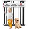 BabyDan Esbjerg, Cancelletto a pressione extra sottile, 60,5-66 cm, Cancelletto per bambini, nero, Made in Denmark - (Cancelletto per animali/cane)