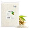 WAXIM Cera di soia WAXIM per candele in perle 1,85 kg | Cera di soia naturale, cera per la creazione di candele fatte in casa e profumate | A base vegetale in contenitori | Fusione uniforme, combustione.
