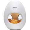 AROMATIKA Diffusore Elettrico ad Ultrasuoni con Rocce di Sale e Luce a LED - 250 ml/6 ore - Lampada al Sale dell'Himalaya e Diffusore di Olio Essenziale - Aromaterapia - Lampada di Sale Rosa del Himalaya