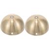 HAMPPLIES 2 pezzi Piastra da soffitto Lampadario retrò Bronzo per fissaggio lampada a sospensione copertura da soffitto rotonda e supporto vintage per illuminazione industriale