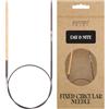 Knitter's Pride Ferri Circolari Fissi Knitter's Pride Day & Nite 80 cm - 2,00 mm | Punte affusolate, cavo rotante a 360°, leggeri, lisci e bicolore. Ideali per lavori a circonferenza piccola o media.