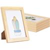 KHDULQ Cornici Piccole 10 x 15 cm Cornici Portafoto, 4 Pezzi Cornicis Ecologiche in MDF Posiziona sul Desktop Adatto per Gallerie,Uffici,Camere da Letto o Camerette per Bambini
