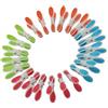 Maishijie - Mollette da bucato in plastica antiscivolo, per asciugare l'aria, 24 pezzi (6 verdi, 6 rossi, 6 blu, 6 arancione)