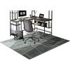 Fzamudng Tappetini per Sedia da Ufficio per Pavimenti Antiscivolo Protettivo Tappetino di Protezione per Pavimento Tappeto per Sedia Ufficio gaming Tappetino per Pavimenti Tappeto Sotto Scrivania 120 x 150 cm