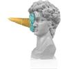 Générique David Ice Cream Statua - Resin 16 cm, Rinascimento Key Holder, Texture | Realistic Design, Funky Sculpture Decor, Quirky Resin Figure for Room Decor, Keys, Home, Ufficio, Desk, Shelves