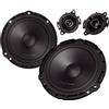 PIONEER TS-Q160C-PC Sistema di altoparlanti componenti a 2 vie da 16,5 cm (6,5) per Peugeot, Citroën, Opel e DS (350 W max., 50 W RMS), tweeter separato