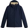Woolrich Giacca Pacific Mountain Uomo Melton Blue