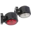 HEHEMM Lampada a LED laterale per specchietto laterale, per camion, rimorchio, roulotte, colore rosso, bianco, 10-30 V (confezione da 2)
