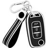 OFF WE GO Guscio Chiave per Renault Captur Kadjar Mégane 3 4 Symbol Clio 5 | Protezione 360° antigraffio per telecomando. Elegante portachiavi incluso. Segnale non bloccato, aderenza 1:1.